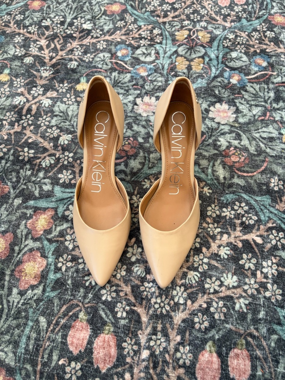 Calvin Klein Nude Heels